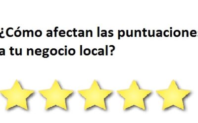 ¿Como afectan las puntuaciones a tu negocio local?