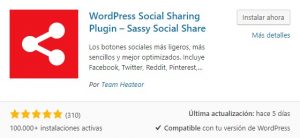 social share button